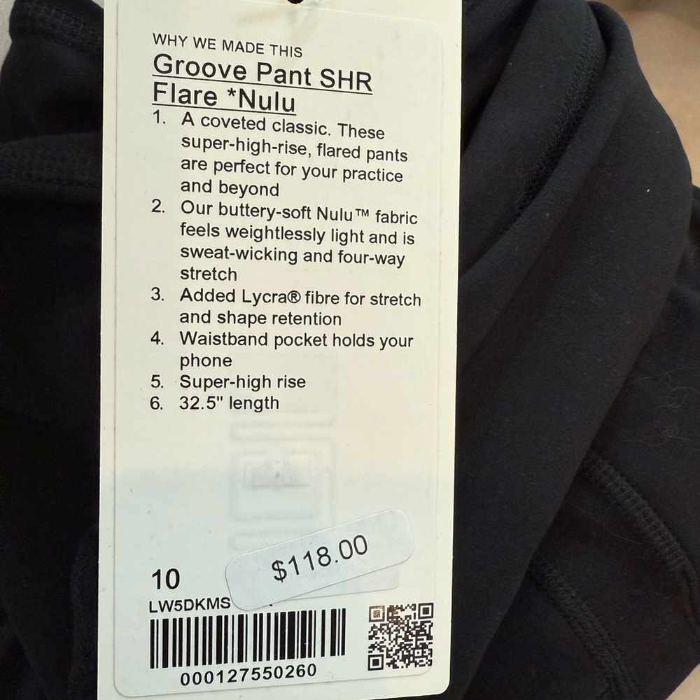 NWT Lululemon Groove Nulu Super-High-Rise Flared Pant